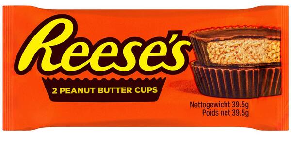 Bild 1 von REESE'S Peanut Butter Cups, 2 St. = 39,5-g-Packg.