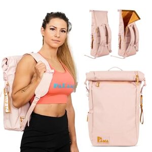 PAKAMA - Daypack Rucksack mit Rolltop 25l für Damen & Herren klein - Wanderrucksack wasserdicht, viele Fächer für Arbeit, Wandern & Freizeit mit Laptop-Fach - Reiserucksack & Trekkingrucksack