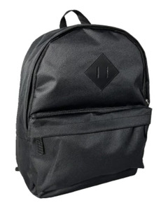 Schwarzer Rucksack, X-Mail, ca. 29 x 12 x 41 cm, schwarz