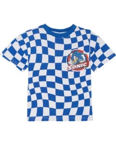 Sonic T-Shirt, Sonic, Rundhalsausschnitt, blau