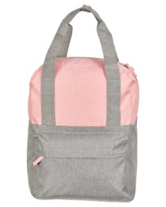 Rucksack Melange, Janina, ca. 29 x 11 x 38 cm, grau/rosa