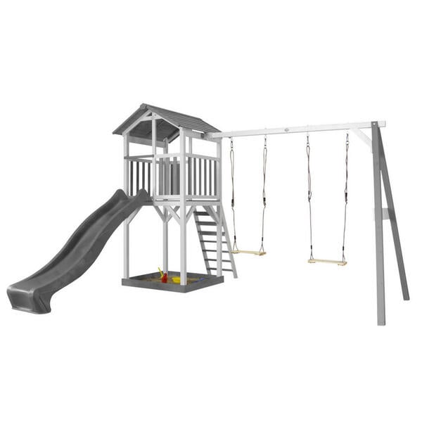 Bild 1 von AXI Spielturm Beach Tower grau B/H/T: ca. 356,6x241,9x349 cm