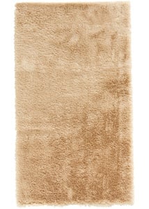 Badematte in besonders weicher Qualität, 7 (3-tlg. Set Badematte:50/90 cm, Vorleger für Stand-WC:45/50 cm, WC-Deckelbezug: 50/47 cm), Beige