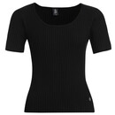 Bild 1 von Damen T-Shirt in Ripp-Qualität SCHWARZ