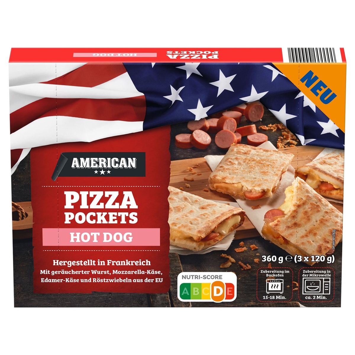 Bild 3 von AMERICAN Pizza-Pockets 360 g