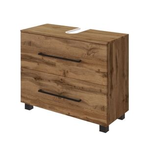 Waschbeckenunterschrank Luzern 70x53x35 cm Wotaneiche NB