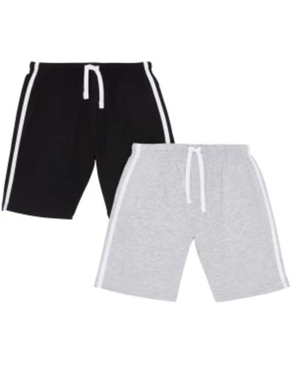 Bild 1 von Lässige Shorts, 2er-Pack, schwarz