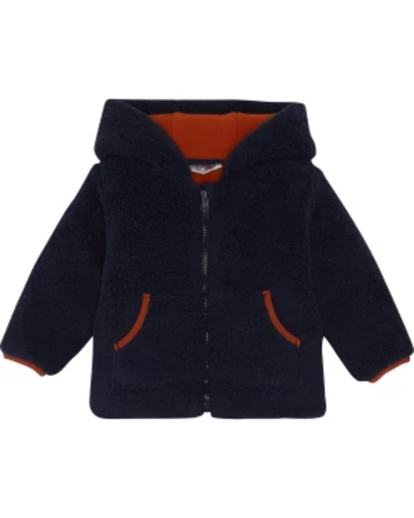 Bild 1 von Dunkelblaue Teddyjacke, Ergee, Kapuze, dunkelblau