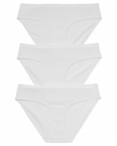 Weiße Slips, 3er-Pack, Janina, weiß