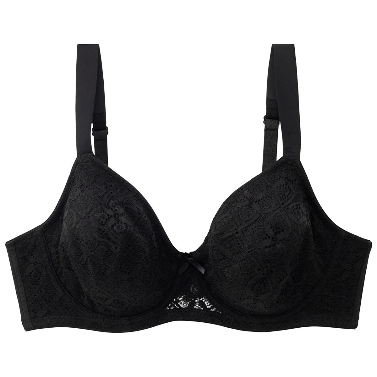 Bild 1 von Damen Minimizer-BH aus Spitze SCHWARZ