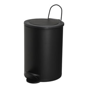 Abfalleimer ca.3l ALL BLACK, schwarz