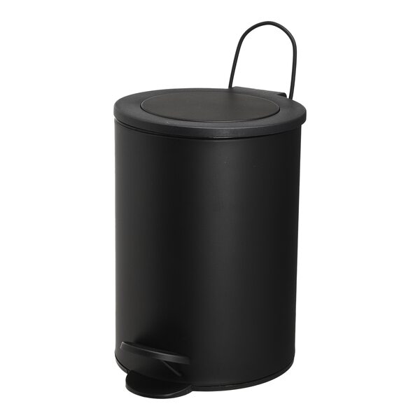 Bild 1 von Abfalleimer ca.3l ALL BLACK, schwarz