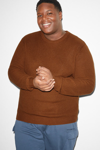 C&A Pullover, Braun, Größe: 6XL