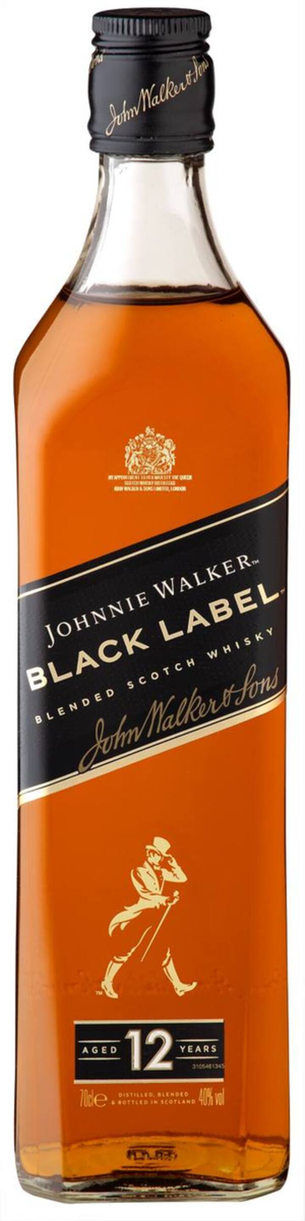 Bild 1 von JOHNNIE WALKER Black Label Whisky, 0,7-l-Fl.