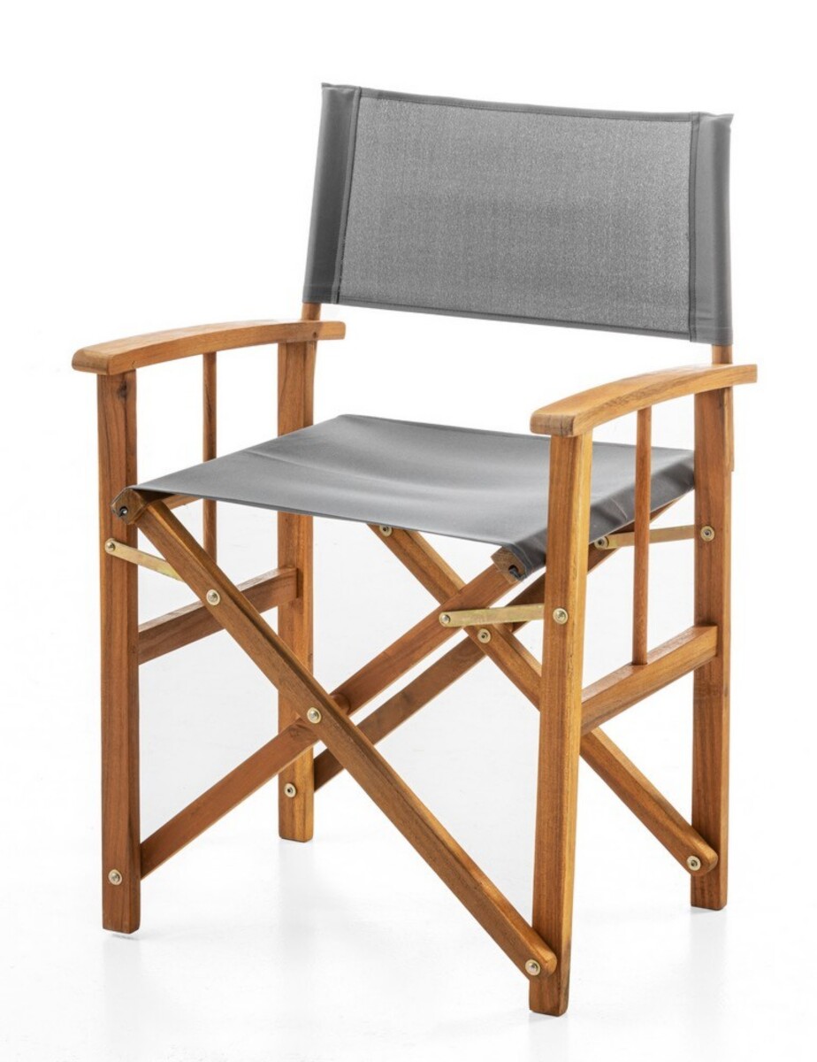 Bild 2 von Regiestuhl aus Eukalyptusholz - Grau