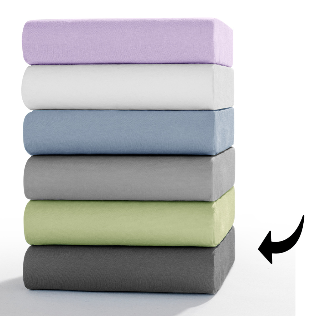 Bild 1 von Mikrofaser Interlock Spannbetttuch 90-100x200 cm