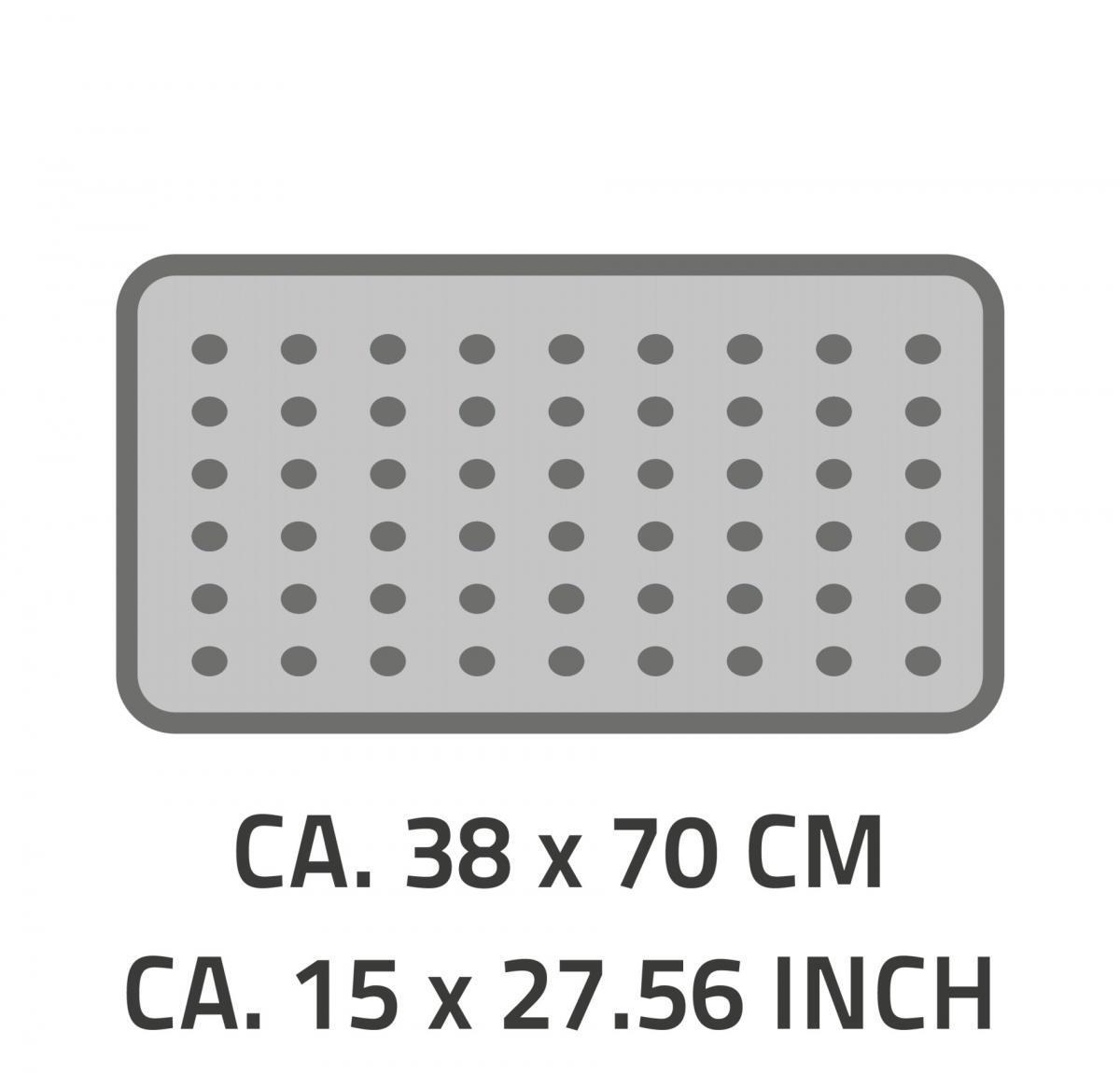 Bild 3 von Wanneneinlage ca. 38x70 cm Loup blau