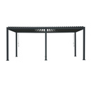 Bild 1 von Mr. GARDENER Pergola »Classic 111«, Höhe: 250 cm, anthrazit, pulverbeschichtet - grau