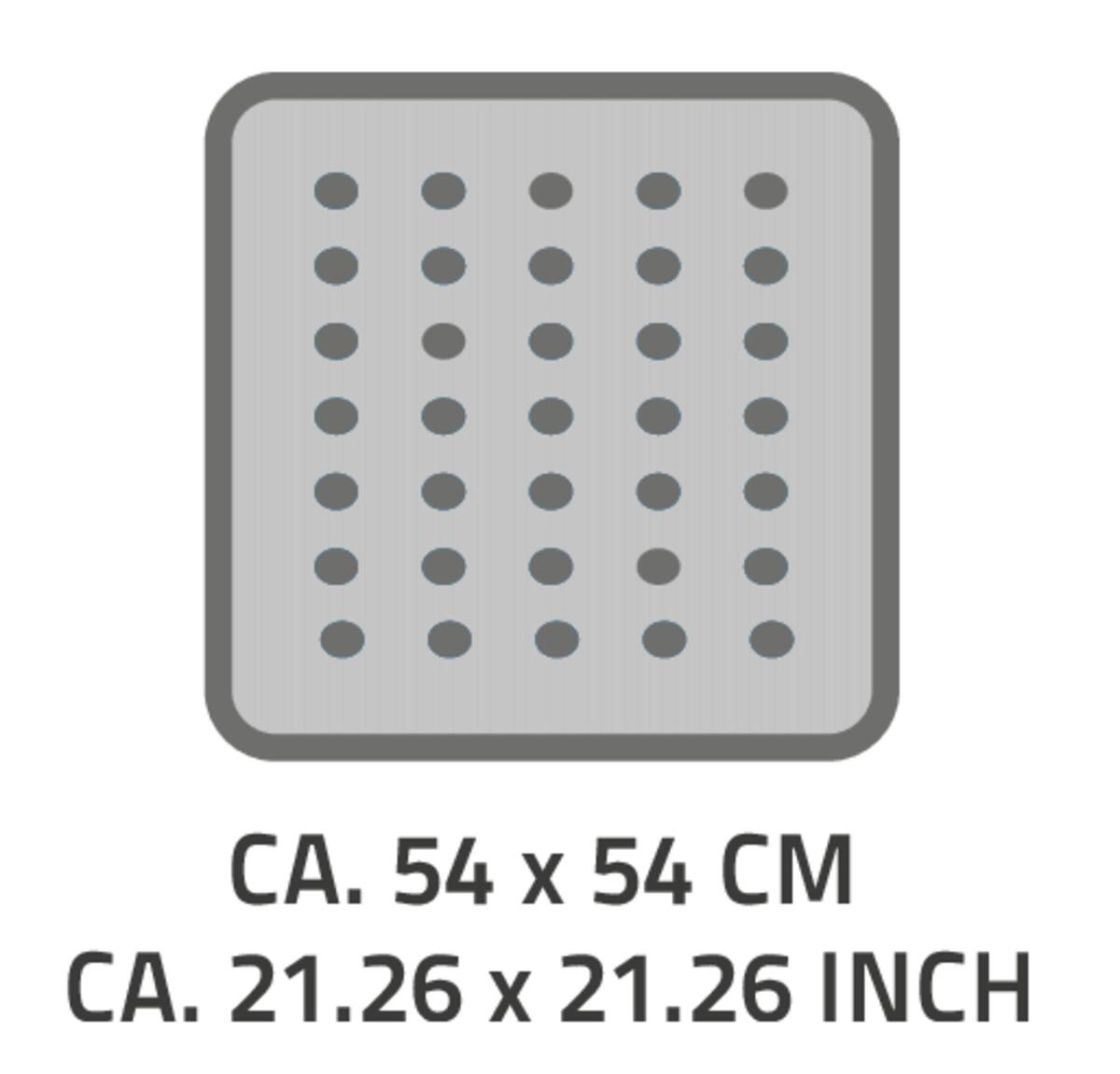 Bild 3 von Duscheinlage Neptun ca. 54x54 cm, grau, 100% TPE