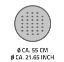 Bild 3 von Duscheinlage Tecno ca. Ø 55 cm, gelb, 100% TPE