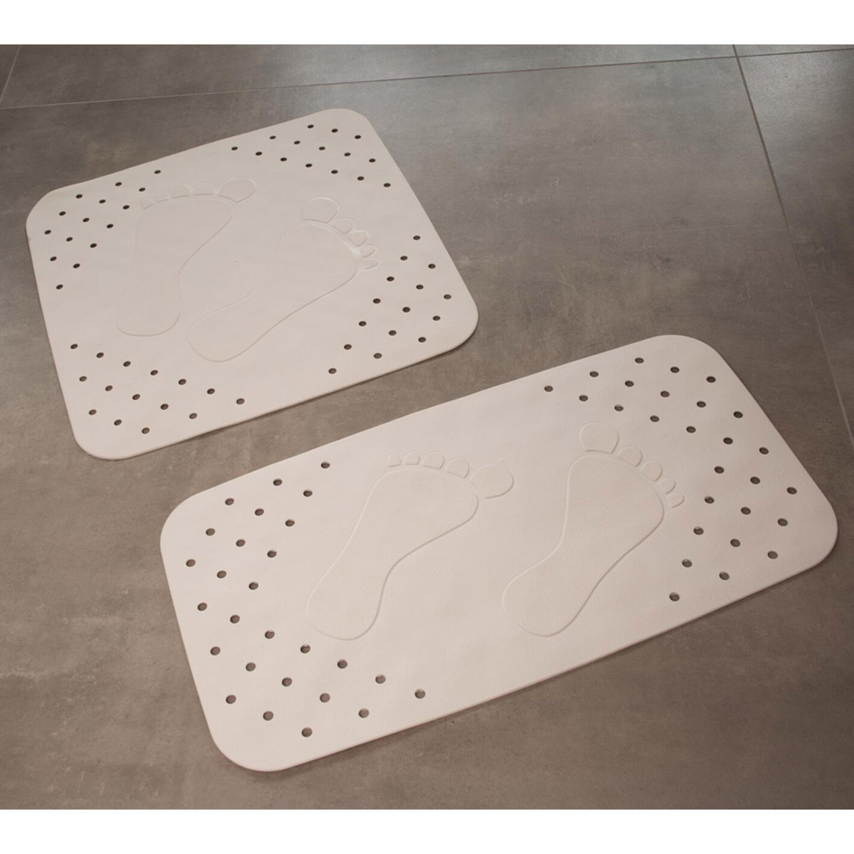 Bild 2 von Duscheinlage Plattfuß ca. 54x54 cm, weiß, 100% TPE