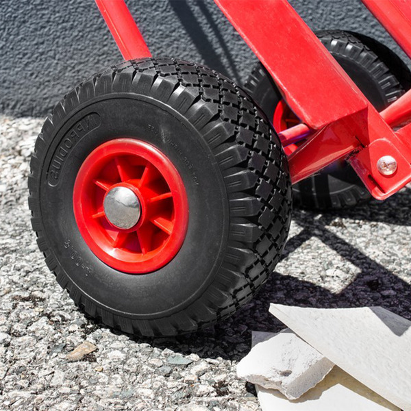 Bild 3 von Sackkarrenrad "pannensicher", Rad schwarz/ Felge rot