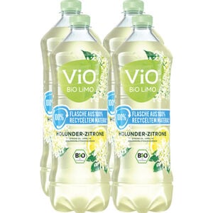 BIO VIO Holunder-Zitrone, 4er Pack (EINWEG) zzgl. Pfand