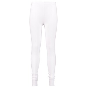 Mädchen-Leggings Stretch, Weiß, 146/152