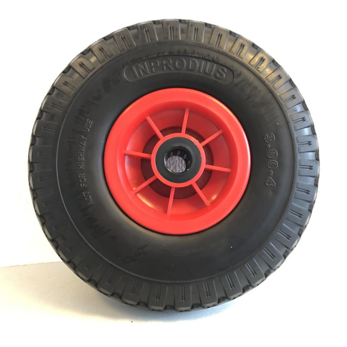 Bild 1 von Sackkarrenrad "pannensicher", Rad schwarz/ Felge rot