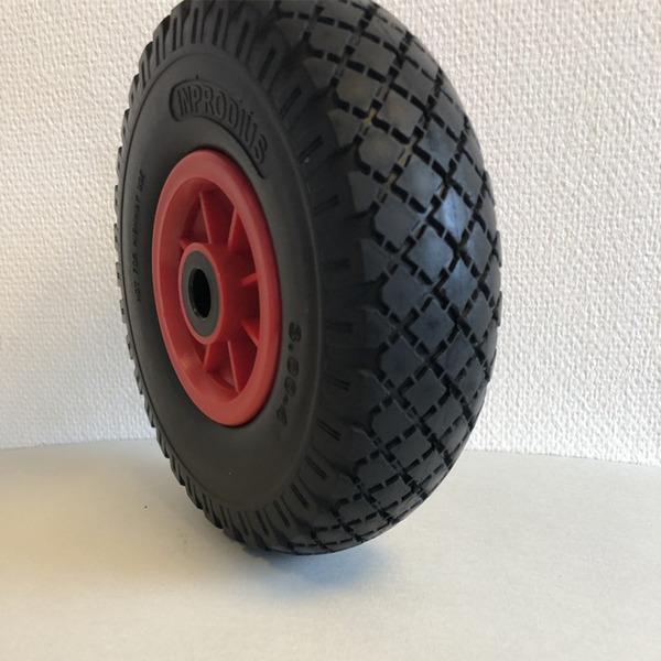 Bild 4 von Sackkarrenrad "pannensicher", Rad schwarz/ Felge rot