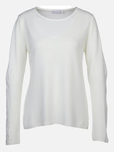 Damen Pullover "Cashmere-Like" unifarben
                 
                                                        Weiß