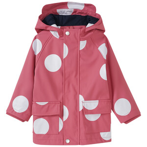 Baby Regenjacke mit Beschichtung HIMBEER