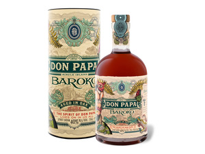 Don Papa Baroko (Rum-Basis) mit Geschenkbox 40% Vol