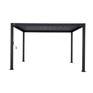 Mr. GARDENER Pergola &raquo;Classic 111&laquo;, BxTxH: 300 x 400 x 250 cm, Aluminium/Stahl, anthrazit - grau