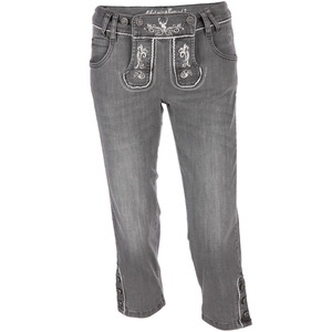 Damen Trachtenjeans in Caprilänge
                 
                                                        Grau