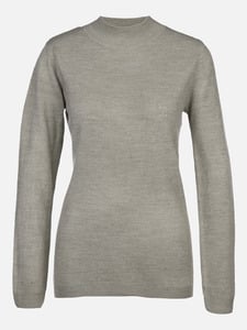 Damen Pullover "Cashmere-Like" mit Stehkragen
                 
                                                        Grau