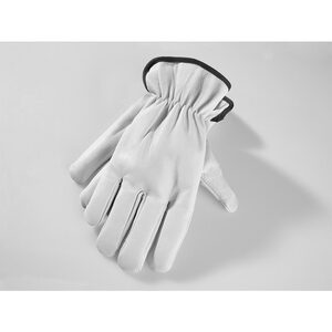 Ziegenleder Handschuhe, Größe 11 - schwarz