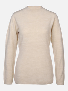 Damen Pullover "Cashmere-Like" mit Stehkragen
                 
                                                        Braun