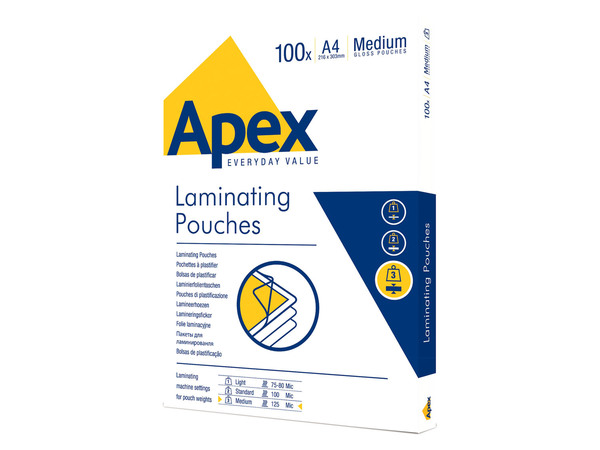 Bild 1 von Fellowes Laminierfolie »Apex«, 125 Mikron, 100er Pack