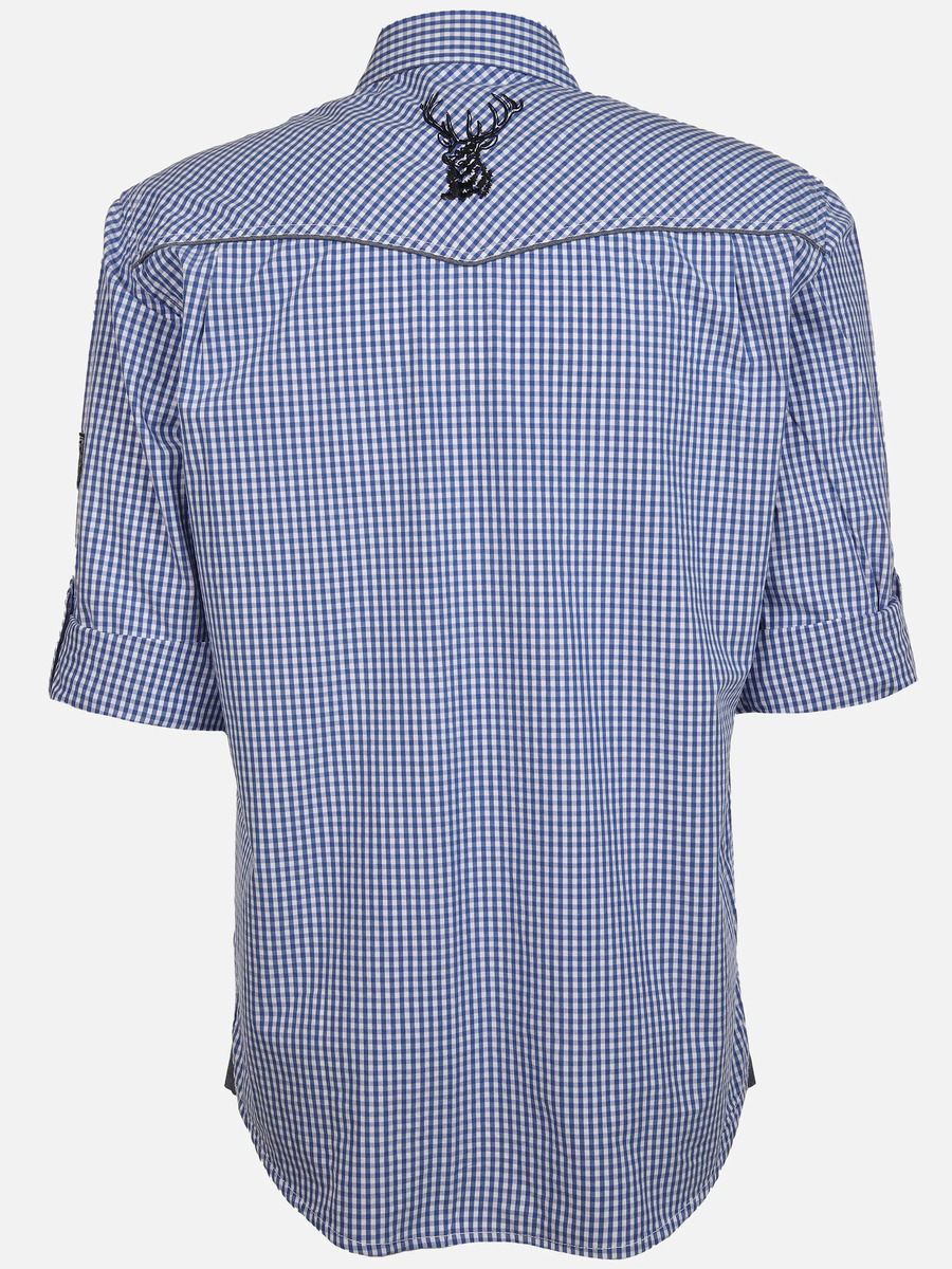 Bild 2 von Herren Trachtenhemd mit Stickerei
                 
                                                        Blau
