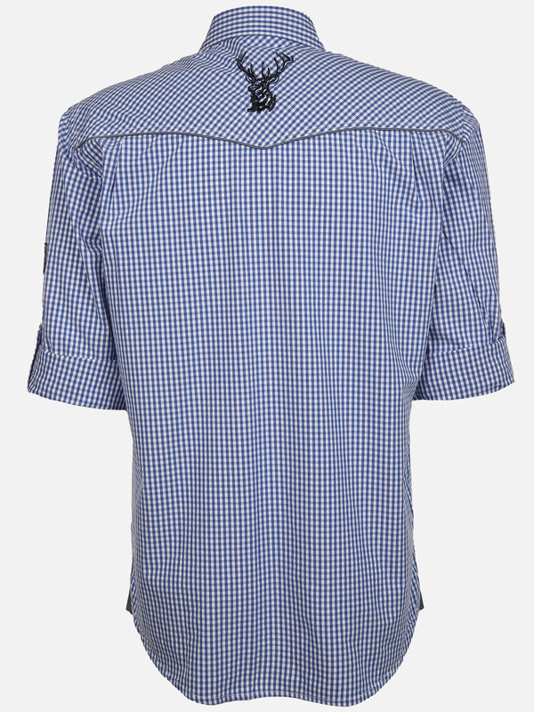 Bild 2 von Herren Trachtenhemd mit Stickerei
                 
                                                        Blau