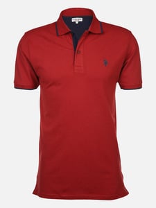 Herren Poloshirt mit Stickerei
                 
                                                        Rot