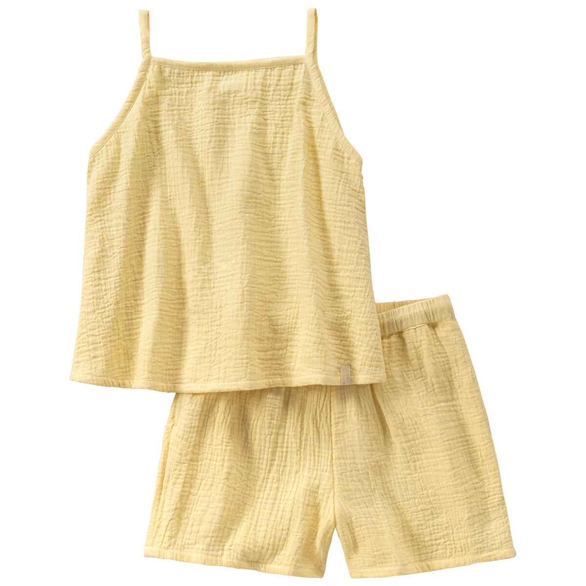 Bild 1 von Mädchen Top und Shorts aus Musselin HELLGELB