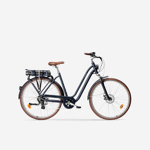 E-Bike City Bike 28 Zoll Elops 900E LF Damen dunkelblau