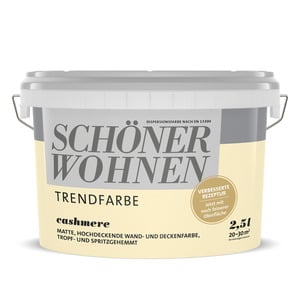 Schöner Wohnen Farbe Trendfarbe 'Cashmere' beige matt 2,5 l