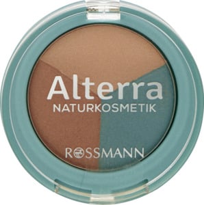 Alterra NATURKOSMETIK Lidschatten Trio 10 Paradise Bloom, 2,5 g