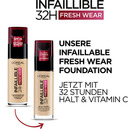 Bild 2 von L’Oréal Paris Infaillible 32H Fresh Wear Make-up 145 Rose Beige, 30 ml