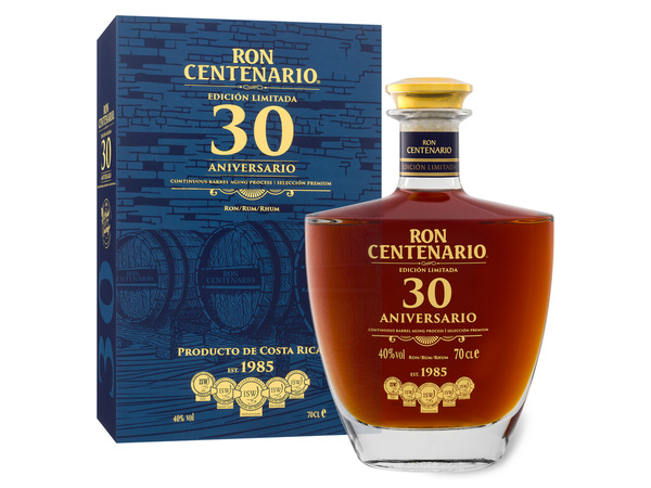 Bild 1 von Ron Centenario 30 Aniversario Edición Limitada Rum mit Geschenkbox 40% Vol