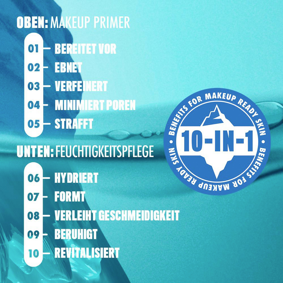 Bild 3 von NYX Professional MakeUp Face Freezie 10-in-1 Cooling Primer + Moisturizer, 50 ml