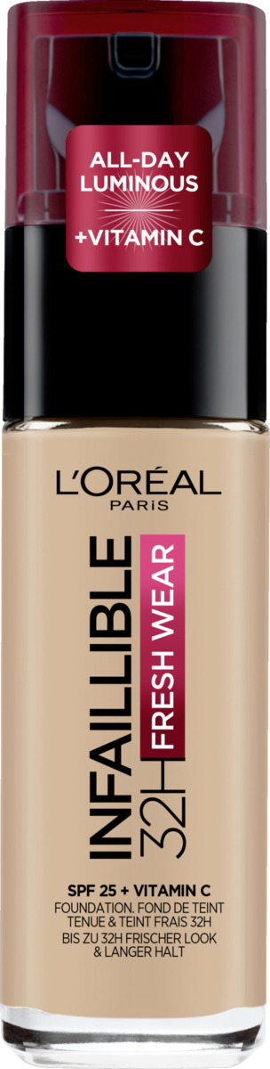 Bild 1 von L’Oréal Paris Infaillible 32H Fresh Wear Make-up 145 Rose Beige, 30 ml